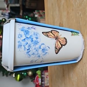 LENOX Butterfly Meadow Thermal Travel Mug with Silicone Lid